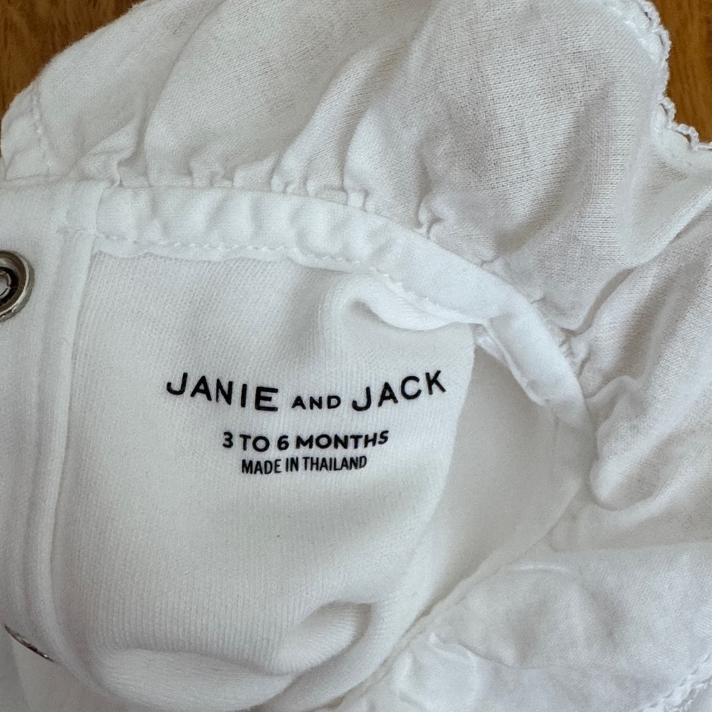 Janie and Jack Pink and White Bodysuit Set - Picture 4 of 4